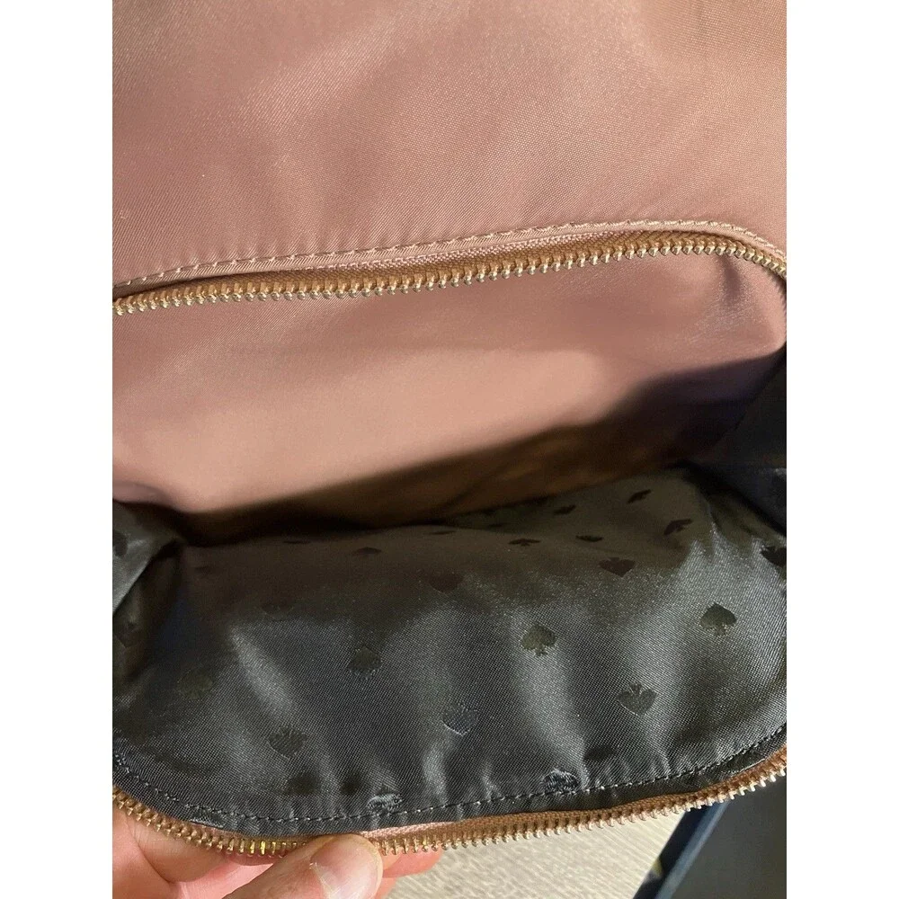 Kate Spade New York Dawn Medium Nylon Backpack/Dusty Pink Excellent Used